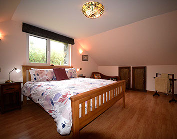 Our Self Catering Accommodation in Waternish contains a King Size Double Bedroom with WIFI internet access