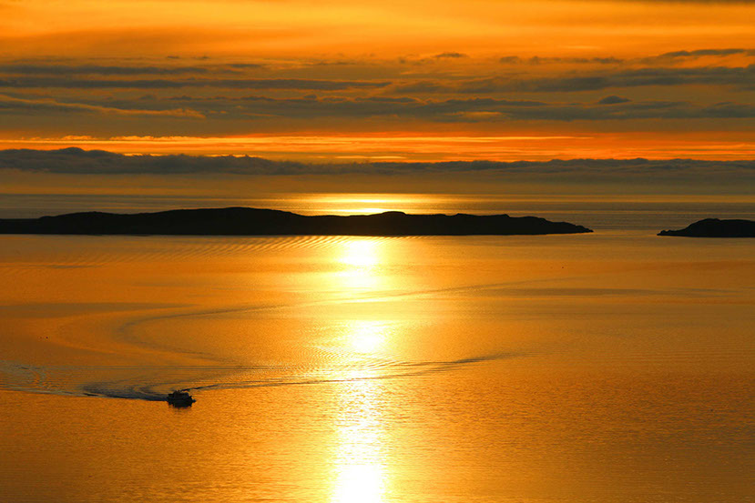 Glas Eilean View Dornie Self Catering contains a modern kitchen with Fridge and Microwave Toaster Kettle and Nespresso coffee machine 